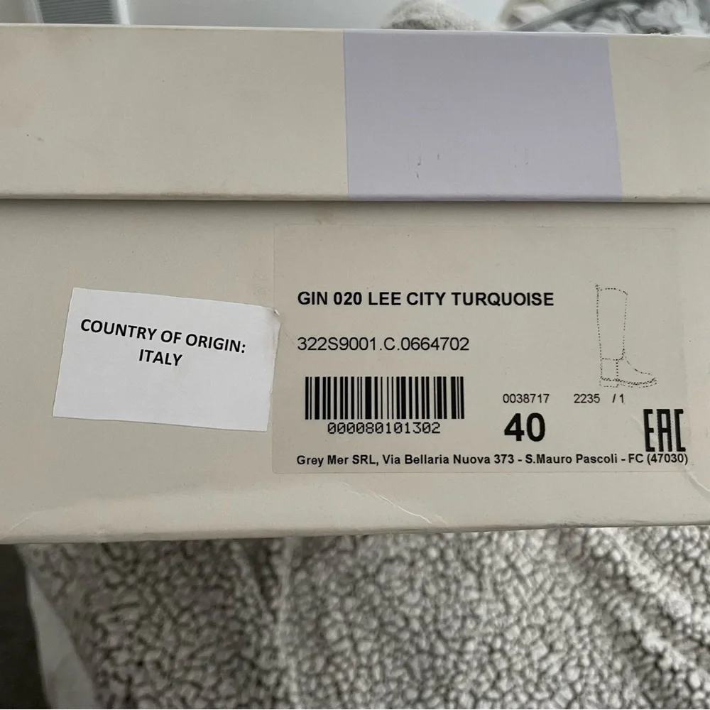 3Juin crafted in Italy designer boots sz. 40 or 10 women’s NIB - Picture 8 of 9